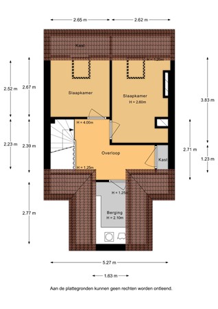 Floorplan - Agaatvlindersingel 10, 3544 ZA Utrecht